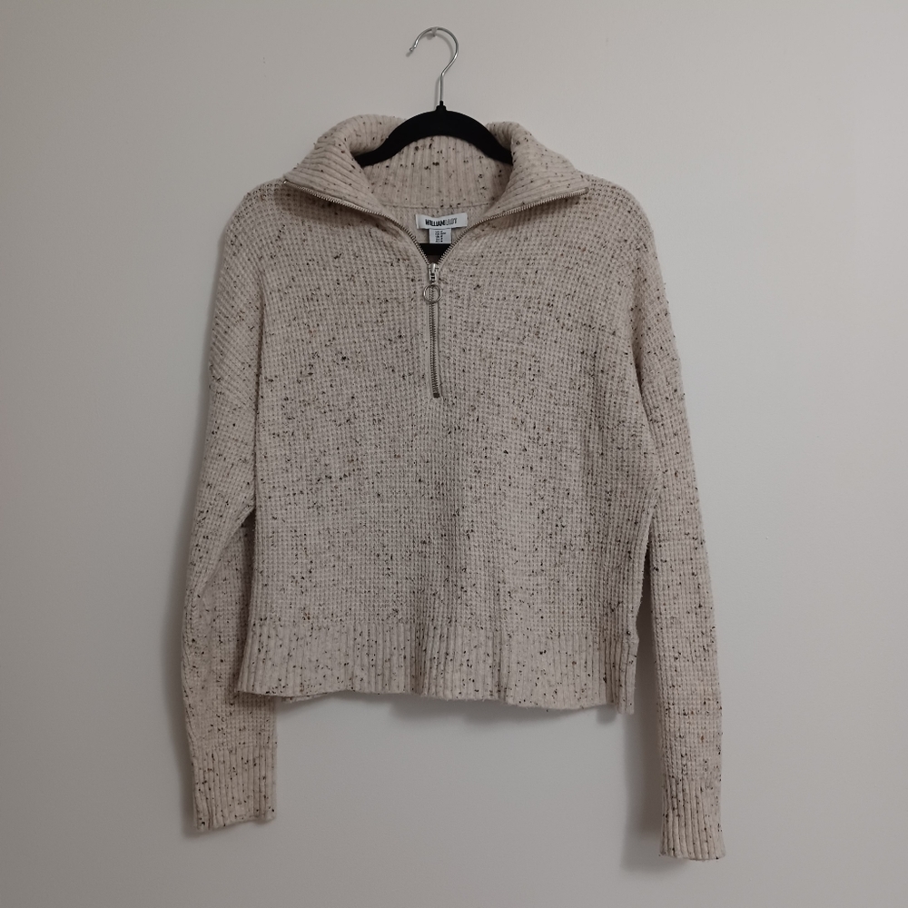 William Rast Half Zip Sweater